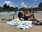 My favorite way to cool off in the summer is at the pool!