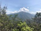 A view of a mountain from a building at my university!
