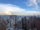 A picture from my bedroom-the sky is beautiful!