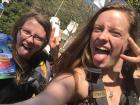 My sister Abby and I, right before we went bungee jumping