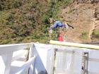 My sister, right after she jumped!
