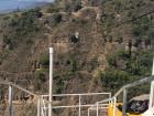 This is where the cable car stops over the valley where you bungee jump!