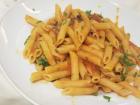 Penne alla vodka - the first dish where I used fare la scarpetta