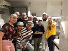 We had to wear hairnets when we entered the kitchen 