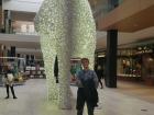 Me with a moose in Minnesota
