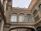 Here is a picture of the hospital where I work! I walk under the arch every day