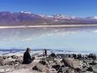 In this picture I am drawing the Laguna Blanca in my journal to remember my adventures