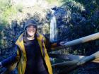 Here I am in front of a cascade while hiking in Pucón!