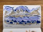 This is my sketch of the Laguna Blanca in Bolivia