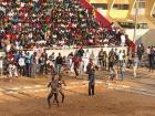 Wrestling at Stade Iba Marr Diop in downtown Dakar
