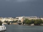 Storm clouds rolled into Paris very fast one afternoon.
