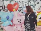 At each BT21 location, there is always something available for a photo op. 
