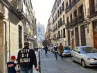 This is what a typical street in Madrid looks like