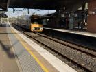 A train approaching in Westmead Station 