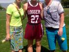 After a college lacrosse game with my mom and my aunt, Julie