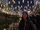 A photo of myself enjoying the Lantern Festival in Seoul.