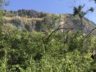 A mountain I saw during our hike to the cave