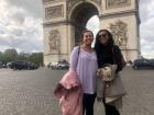 Arc de Triomphe on Avenue des Champs-Elysées where the famous cycling competition Tour de France ends