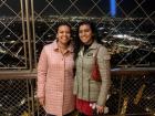 Made it to the top - views from the Eiffel Tower at night