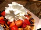 A strawberry liege waffle costs about the same as bottled water - maybe cheaper!