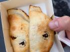 Delicious chicken empanadas at the Argentinian restaurant