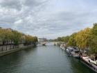The Seine River today is contained in a channel with concrete banks