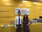 Brian and I in the center where we will be working for the next 10 months