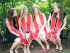 Graduation photo with my sorority sisters