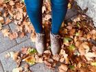 A picture of my shoes to remind you to see life through the eyes of others sometimes