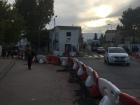 This is my walk to school: construction, like administration, is very slow here