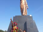 Kwame Nkrumah says, "Always moving forward"