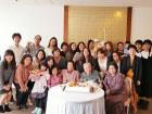 My whole family celebrating my great grandmother's and my birthday
