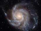 Spiral galaxy M101 in visible light