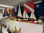 I loved all the model ships and flags around the classroom