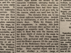 The Irish Times article announcing the Endurance's departure from London as part of the Imperial Trans-Antarctic Expedition