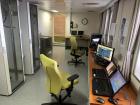 Inside the onboard offices of the South African Weather Service