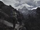 Himalayan paths are often narrow and surrounded by breathtaking scenery
