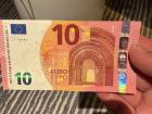 A 10 euro bill