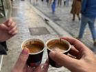 Thick, strong Greek coffee to start a day of exploring