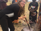 When I attended my first cooking demonstration, I learned to prepare Madumbe, a potato-like vegetable mashed and cooked with flour and water