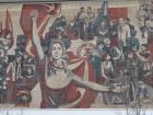 Communist mural celebrating "the worker" on the Kulturpalast in Dresden 