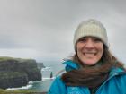 Enjoying the Cliffs of Moher even when it turned windy