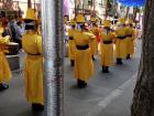 A parade featuring traditional Korean clothes