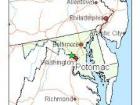 A map showing where I grew up 