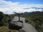 At the top of a mountain in Costa Rica