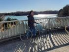 Biking around Lake Tama and traveling to new places