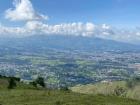 Looking out to Chillos Vally and Quito 