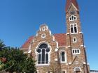 At noon each day, the bells of Christuskirche, or Christ Church, the main landmark of Windhoek chime for five minutes straight!