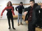 When I go play basketball, after the games we often sit in the locker rooms and talk. That is the place where I end up learning a lot about different cultures