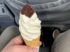 Vanilla ice cream cone!